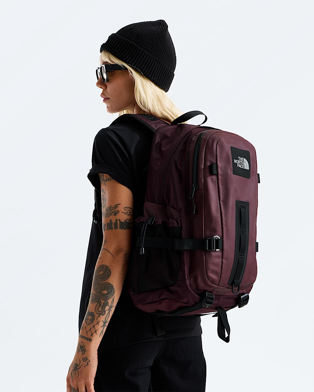 Hot Shot Base Camp Backpack  275L TNF MODELBACK