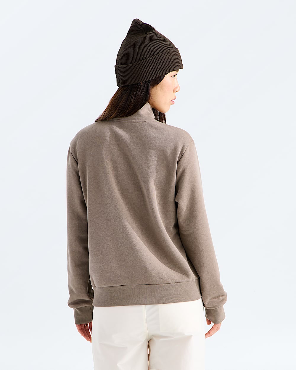 Womens Evolution Simple Dome Regular Zip TNF BACK