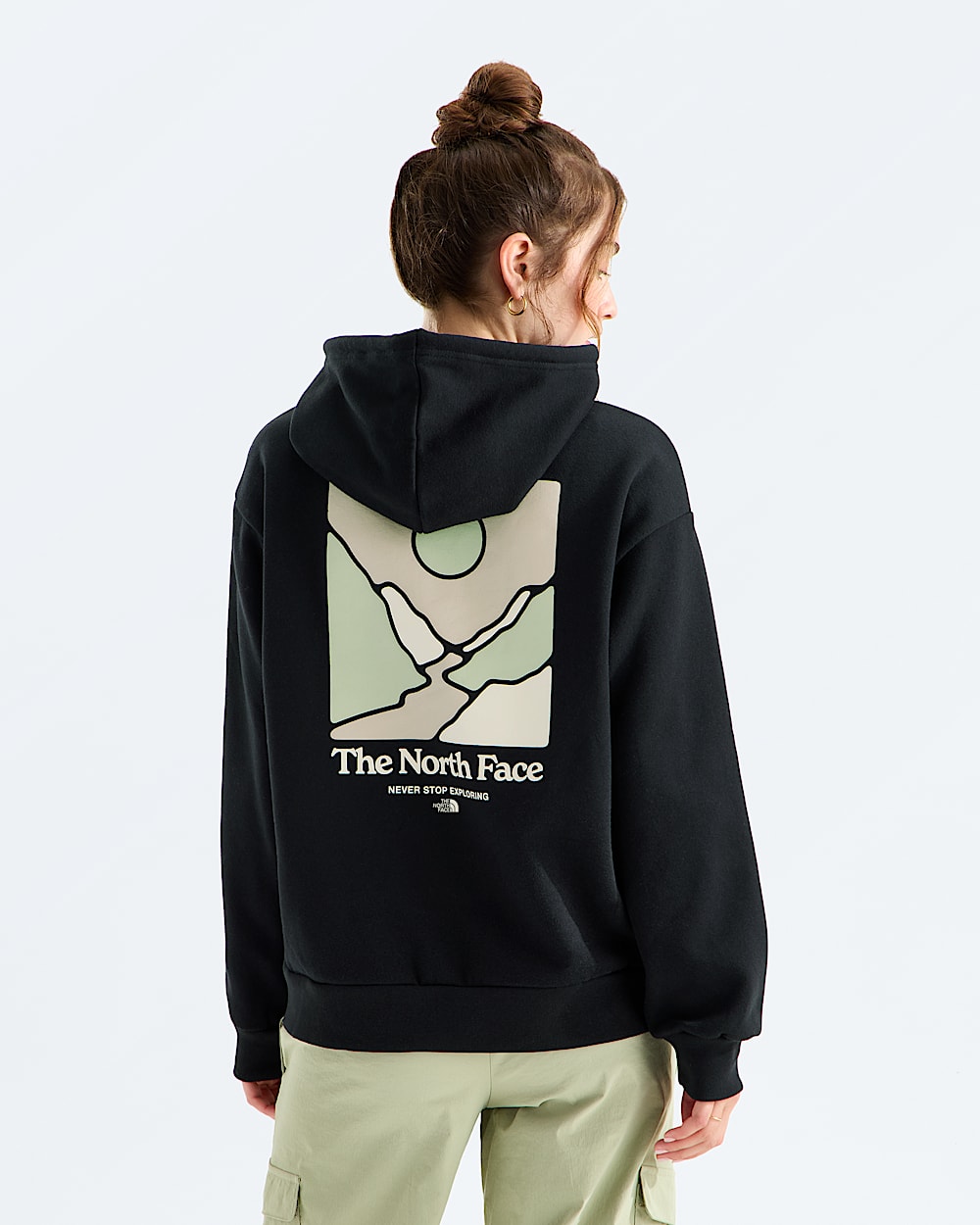 Womens Evolution Monte Oversize Hoodie TNF Main