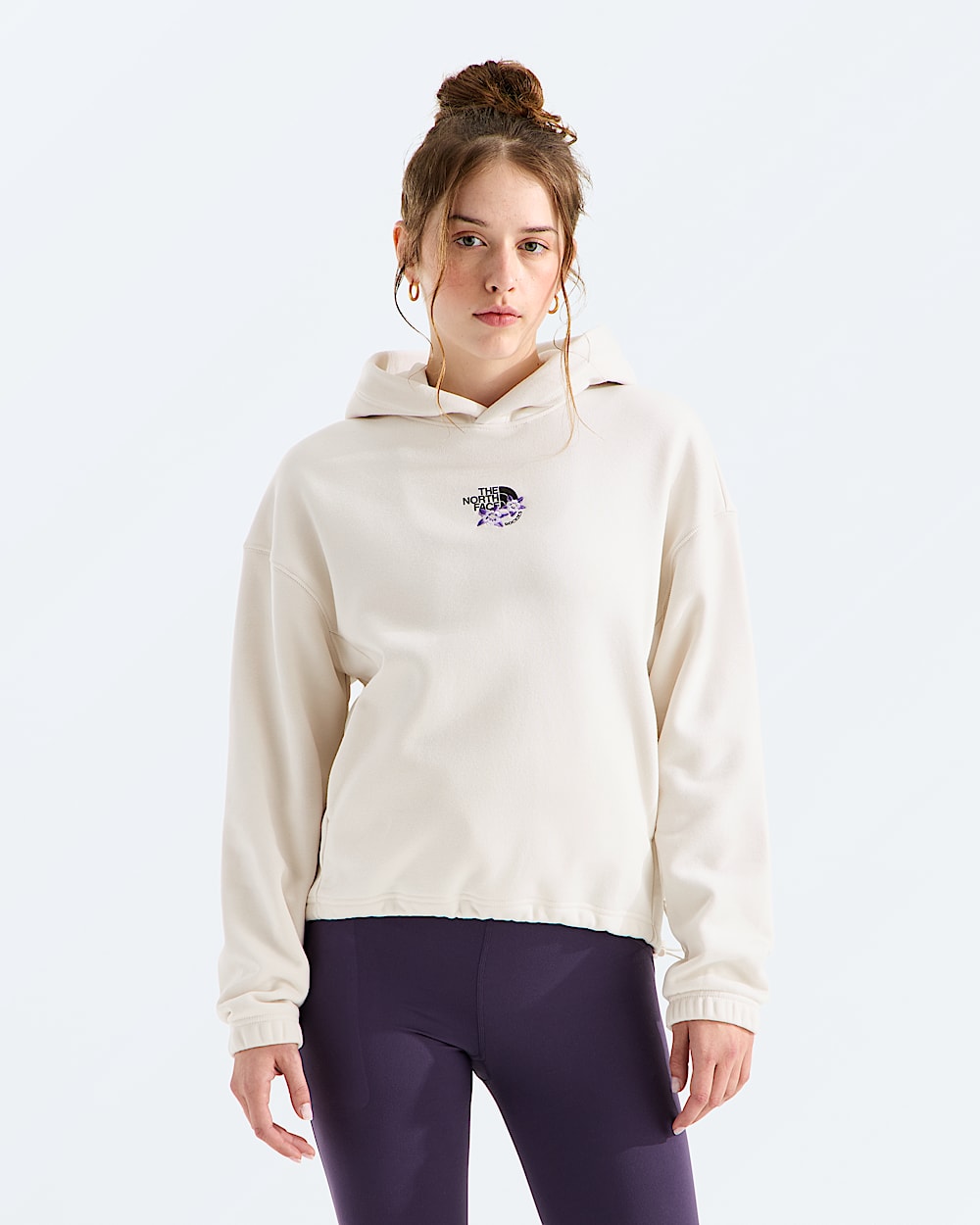 Chandail  capuchon Places We Love pour femmes ancolies bleues des Rocheuses TNF HERO