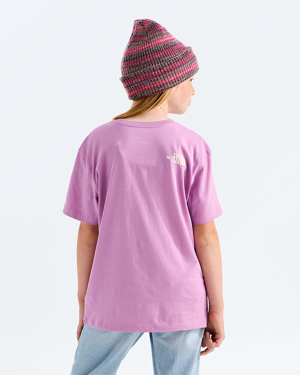 Girls Chalbi Relaxed ShortSleeve TeeGraphic TNF BACK