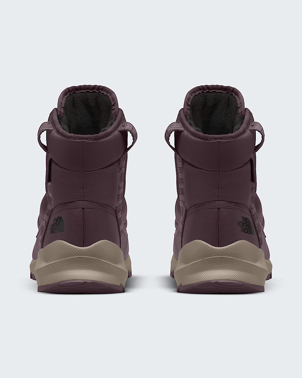 Womens THERMOBALL Lace Up Luxe Waterproof Boots TNF BACK