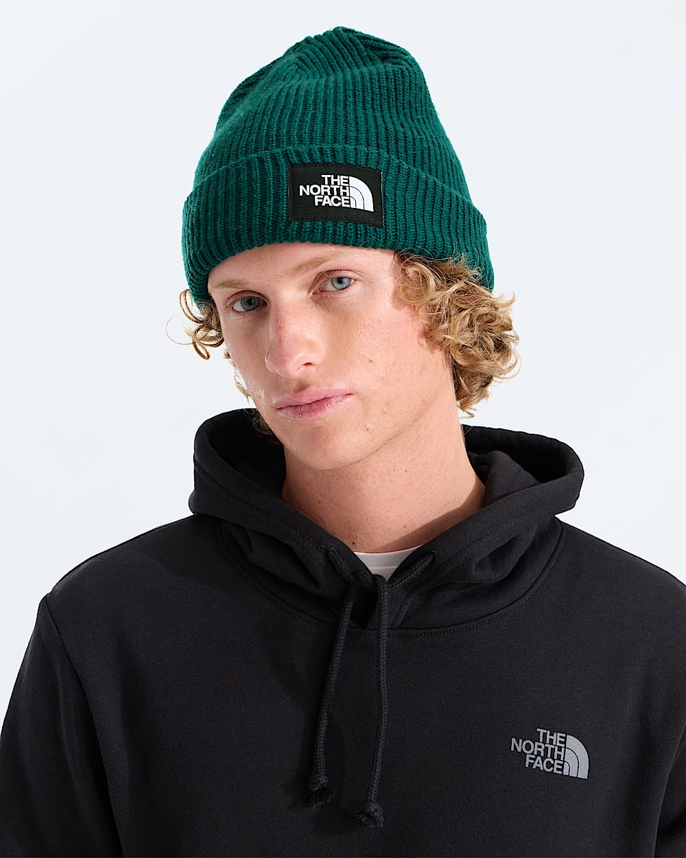 Salty Lined Beanie TNF MODELBACK