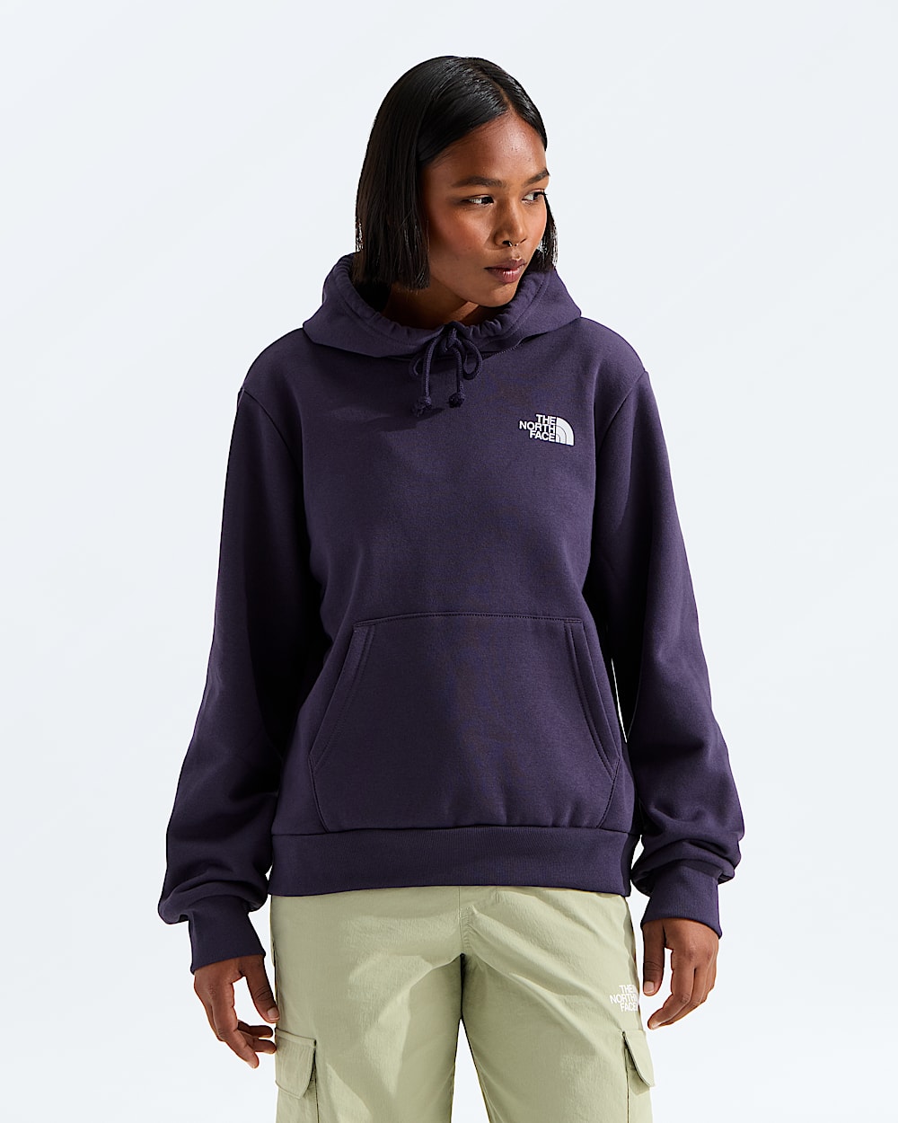 Womens Glacier Drift Regular Hoodie TNF BACK