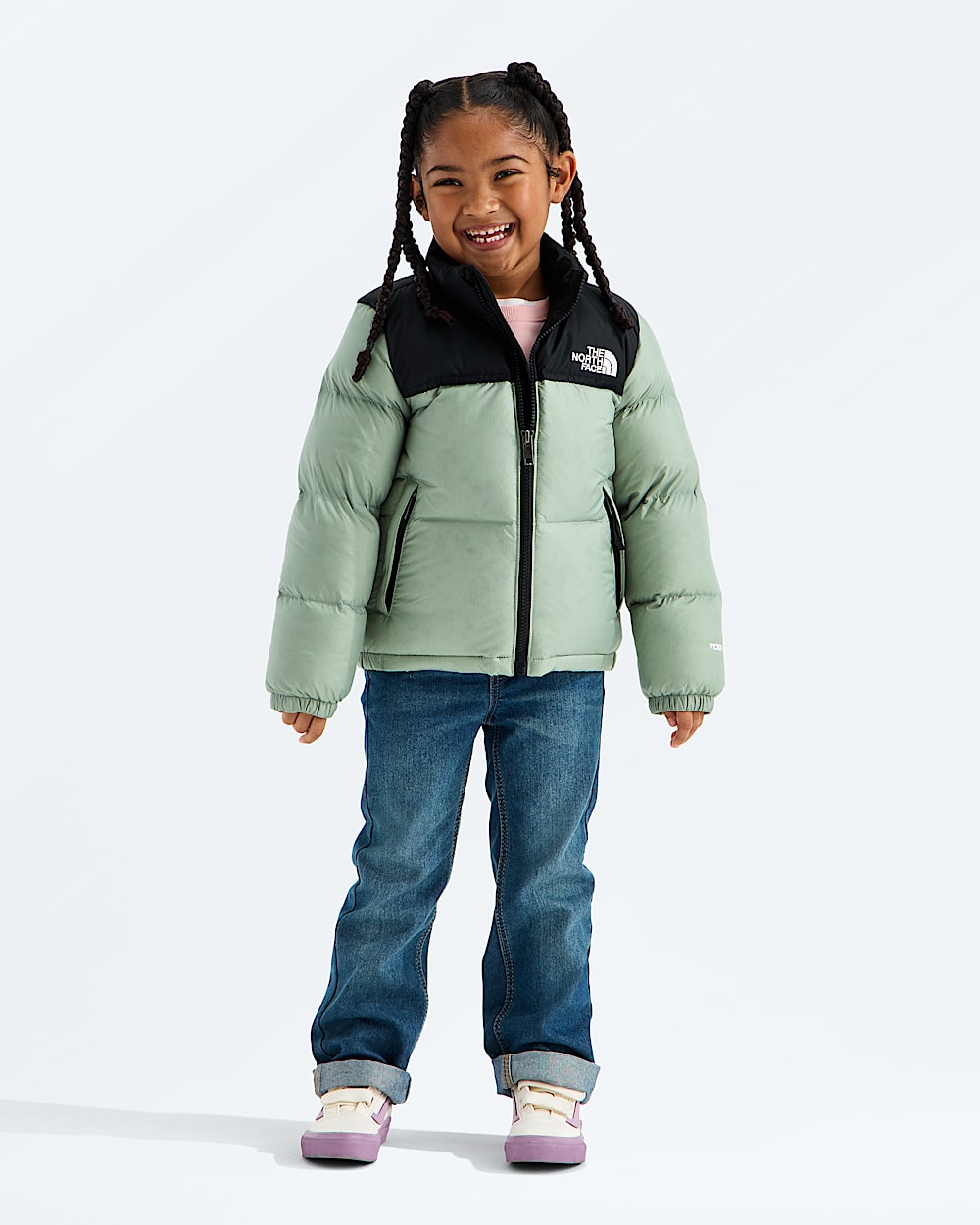 Kids 1996 Retro Nuptse Jacket TNF HERO2