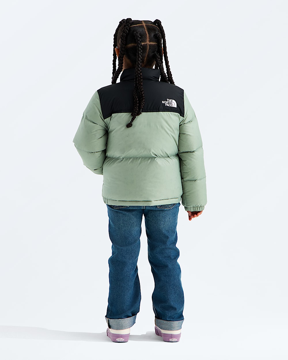 Kids 1996 Retro Nuptse Jacket TNF BACK