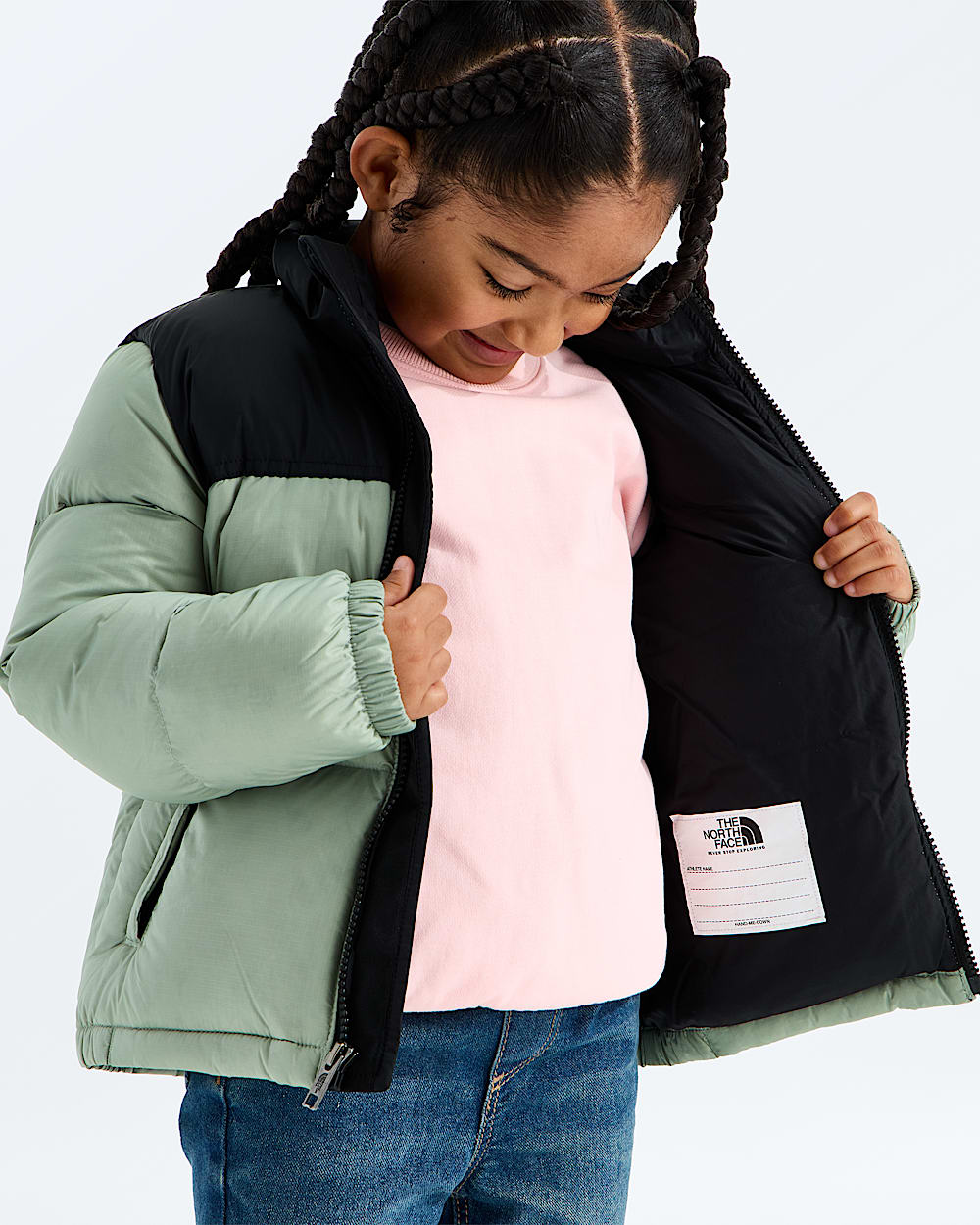 Kids 1996 Retro Nuptse Jacket TNF MODELINT