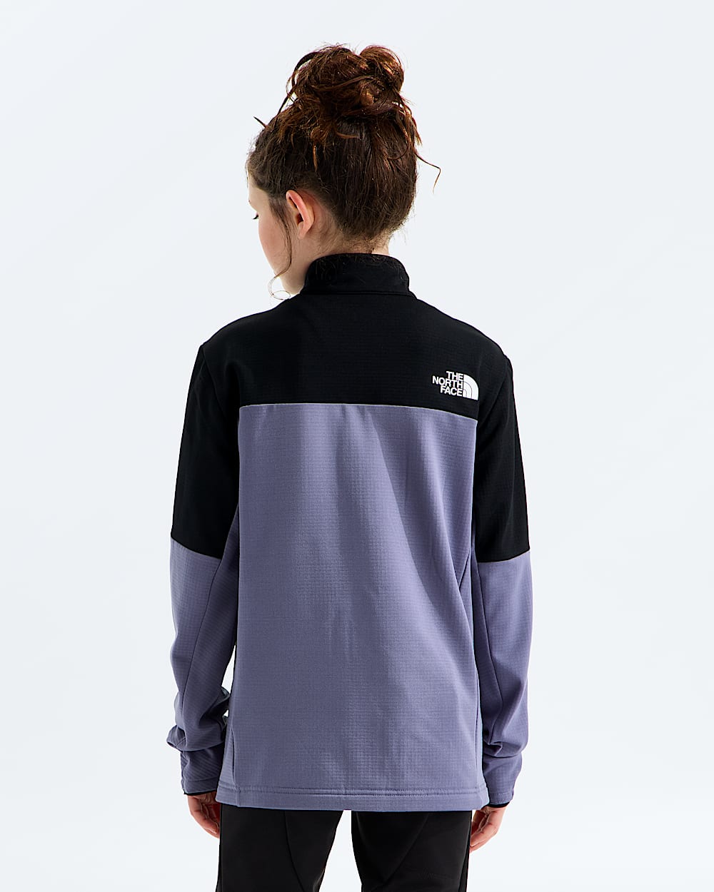 Boys  Girls Hike Mid Layer FullZip TNF BACK