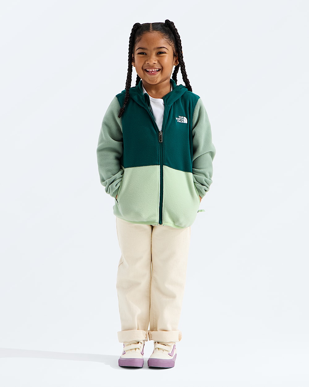 Kids Glacier FullZip Hoodie TNF HERO3