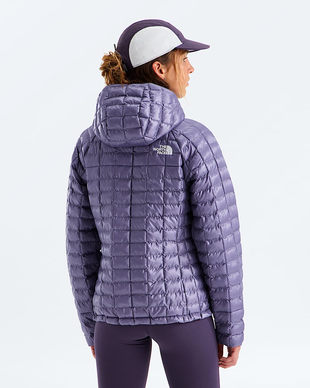 Womens THERMOBALL Hooded Jacket TNF BACK