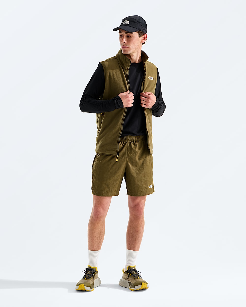 Mens Glacier Fleece Vest TNF HERO2