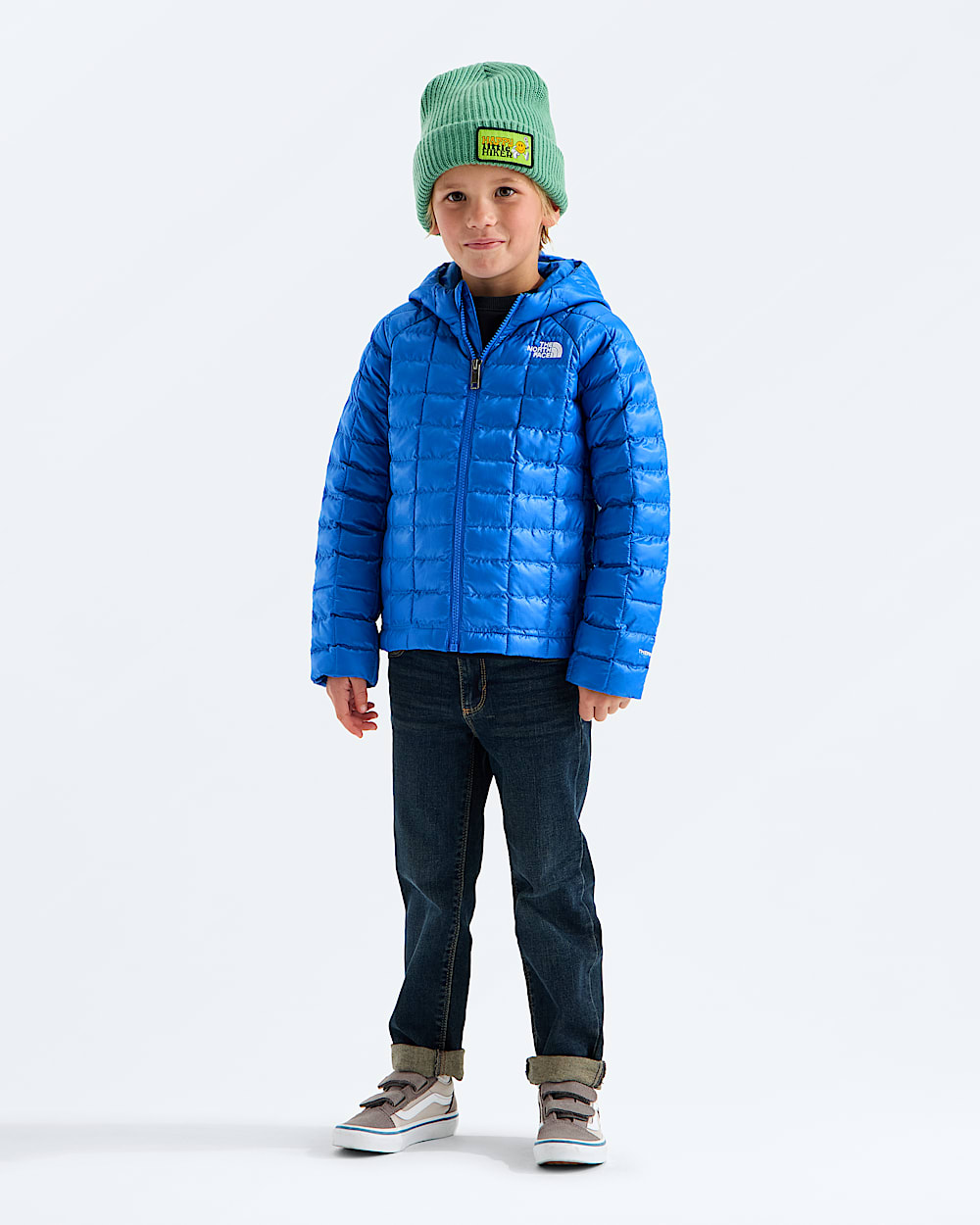 Manteau  capuchon THERMOBALL pour enfants TNF HERO2