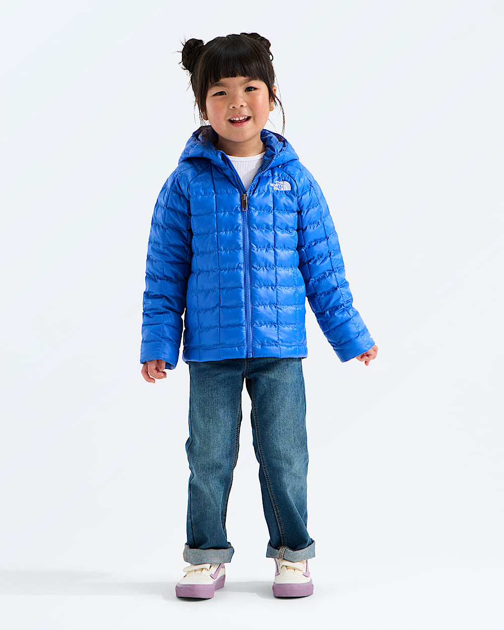 Manteau  capuchon THERMOBALL pour enfants TNF HERO3
