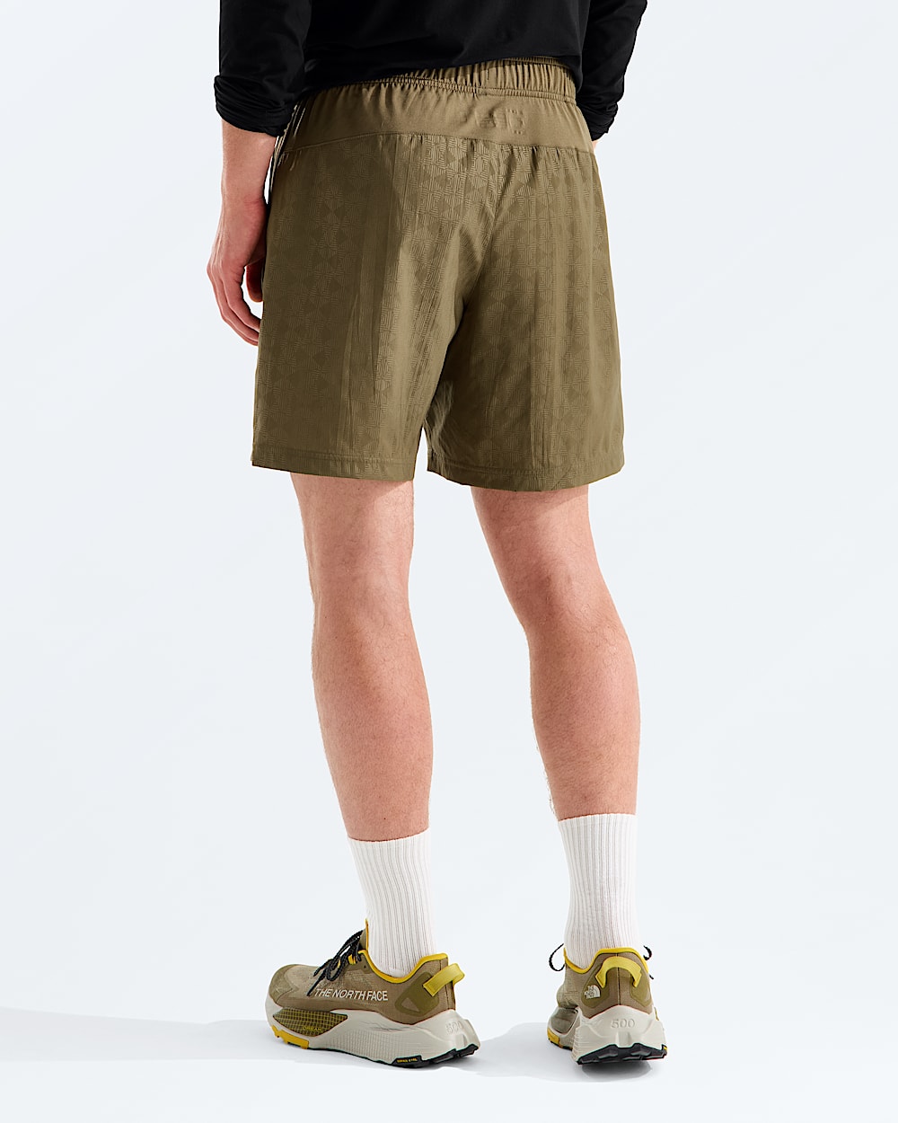 Mens 247 Pentadome Embossed 7 Shorts TNF BACK
