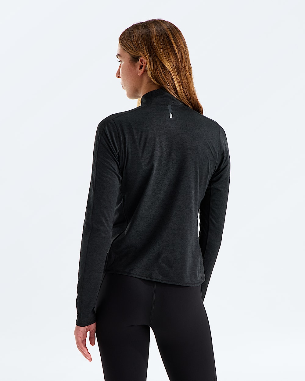Haut  glissire un quart Jaida pour femmes TNF BACK
