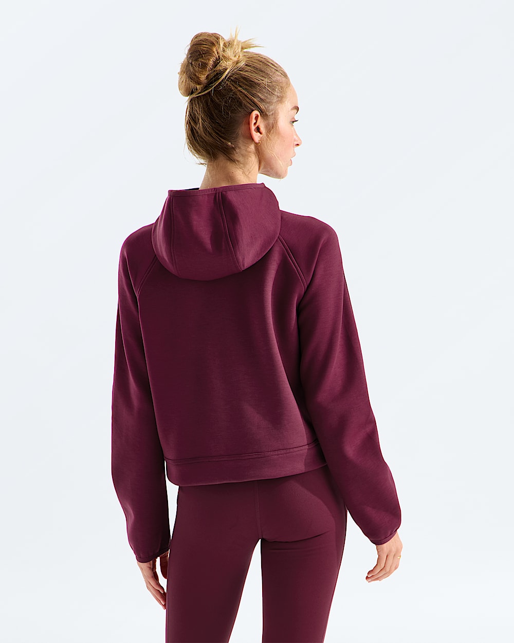 Chandail  capuchon  glissire un quart Jaida pour femmes TNF BACK