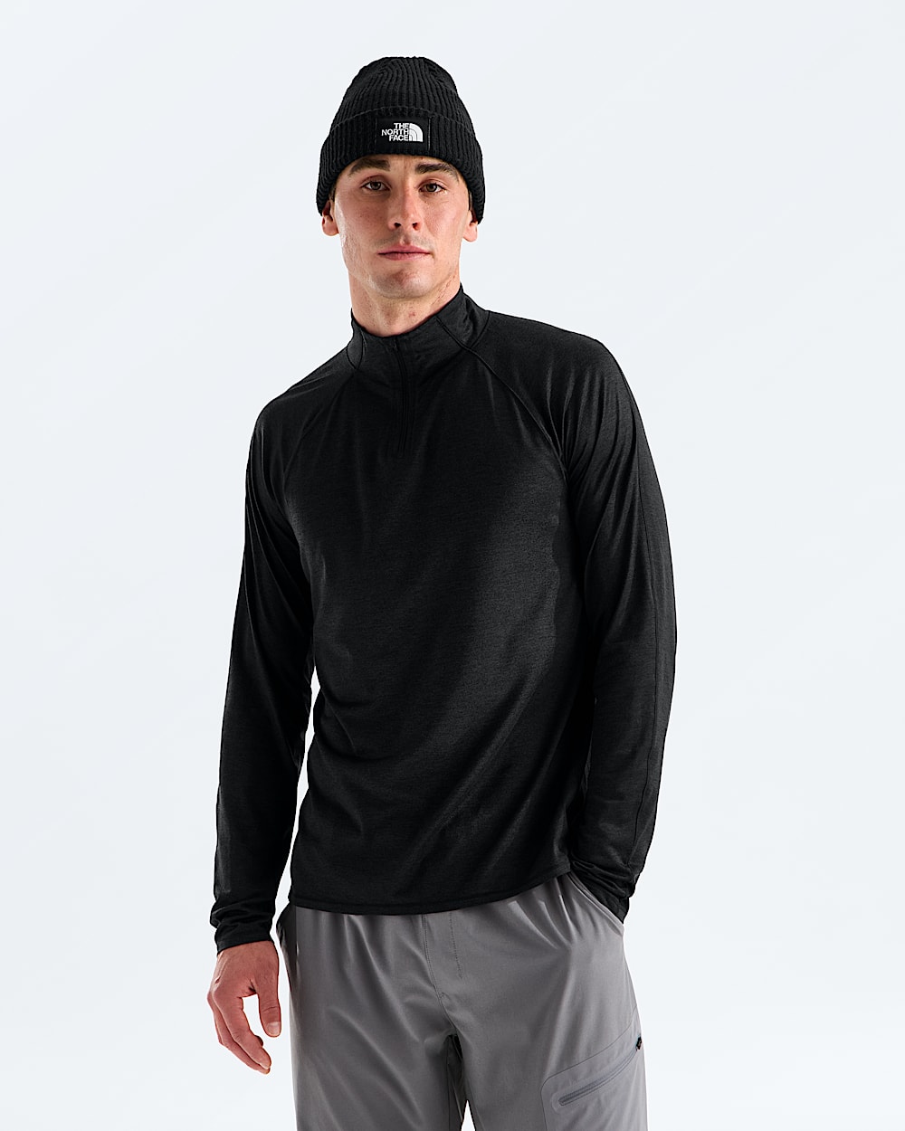 Haut  glissire un quart Dynamic pour hommes TNF HERO