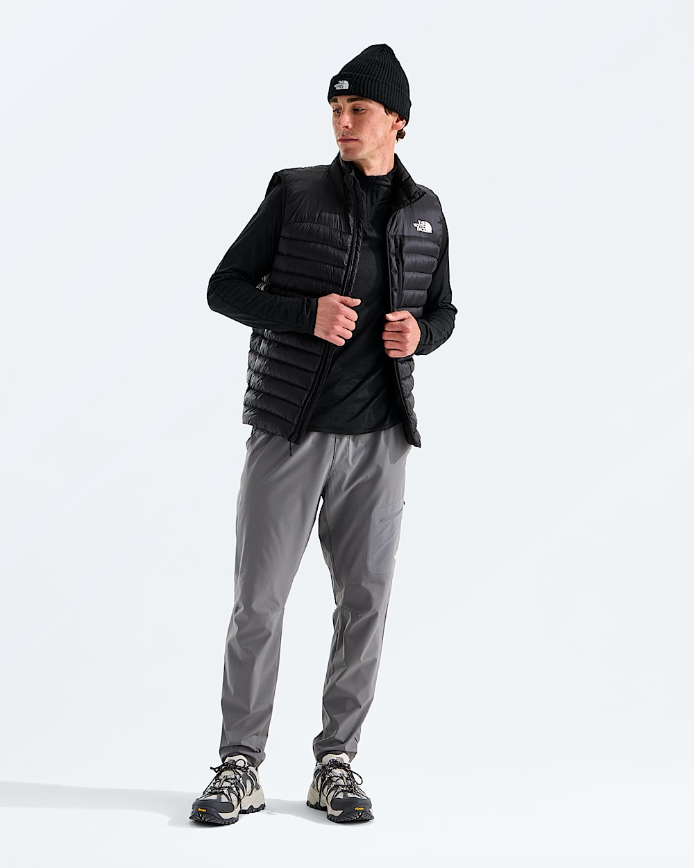 Haut  glissire un quart Dynamic pour hommes TNF HERO2