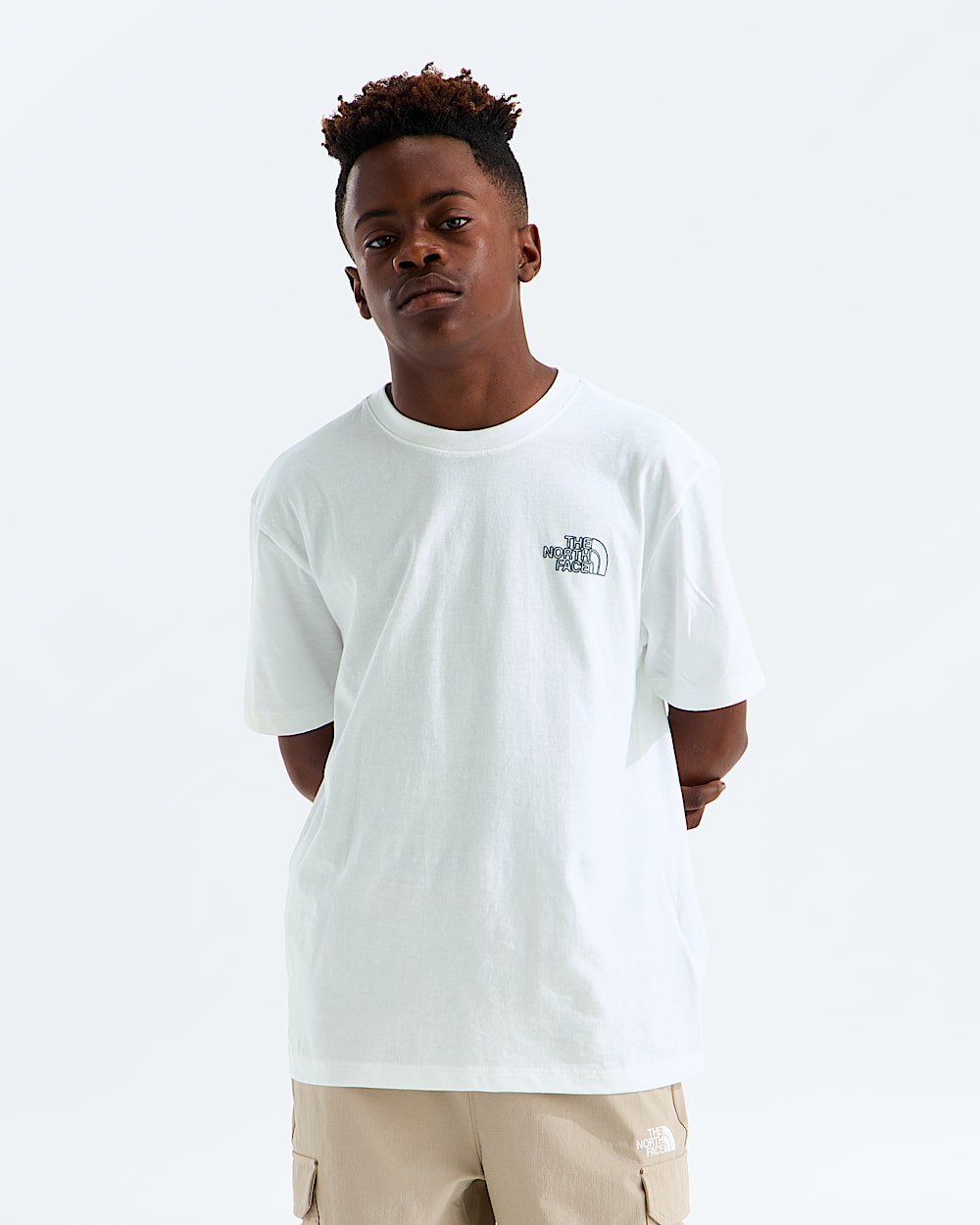 Tshirt dcontract Alien imprim pour garons et filles TNF BACK