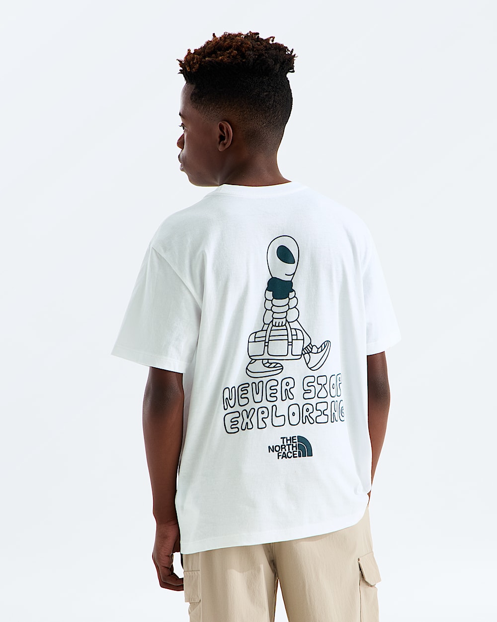 Tshirt dcontract Alien imprim pour garons et filles TNF HERO2