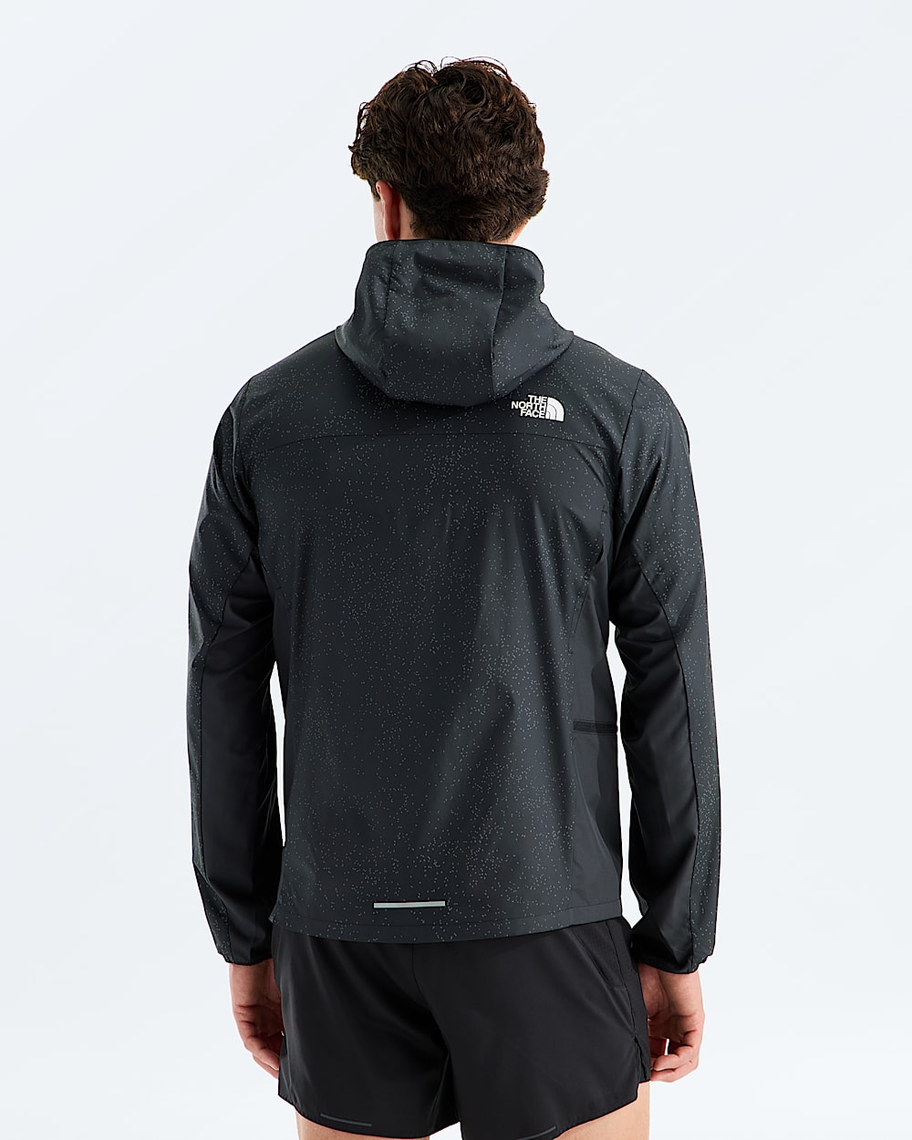 Mens Fontanales Wind Jacket Reflective TNF BACK