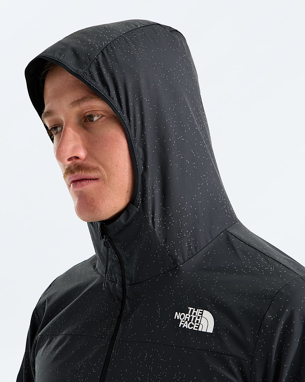 Mens Fontanales Wind Jacket Reflective TNF MODELHOOD2