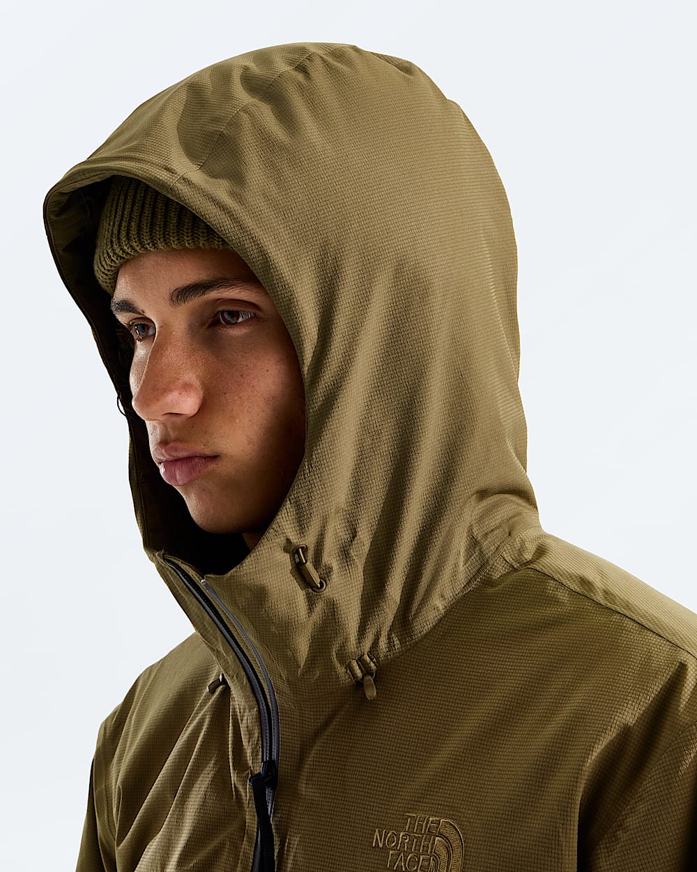 Mens TNF Range Lightweight Hooded Parka TNF MODELHOOD2