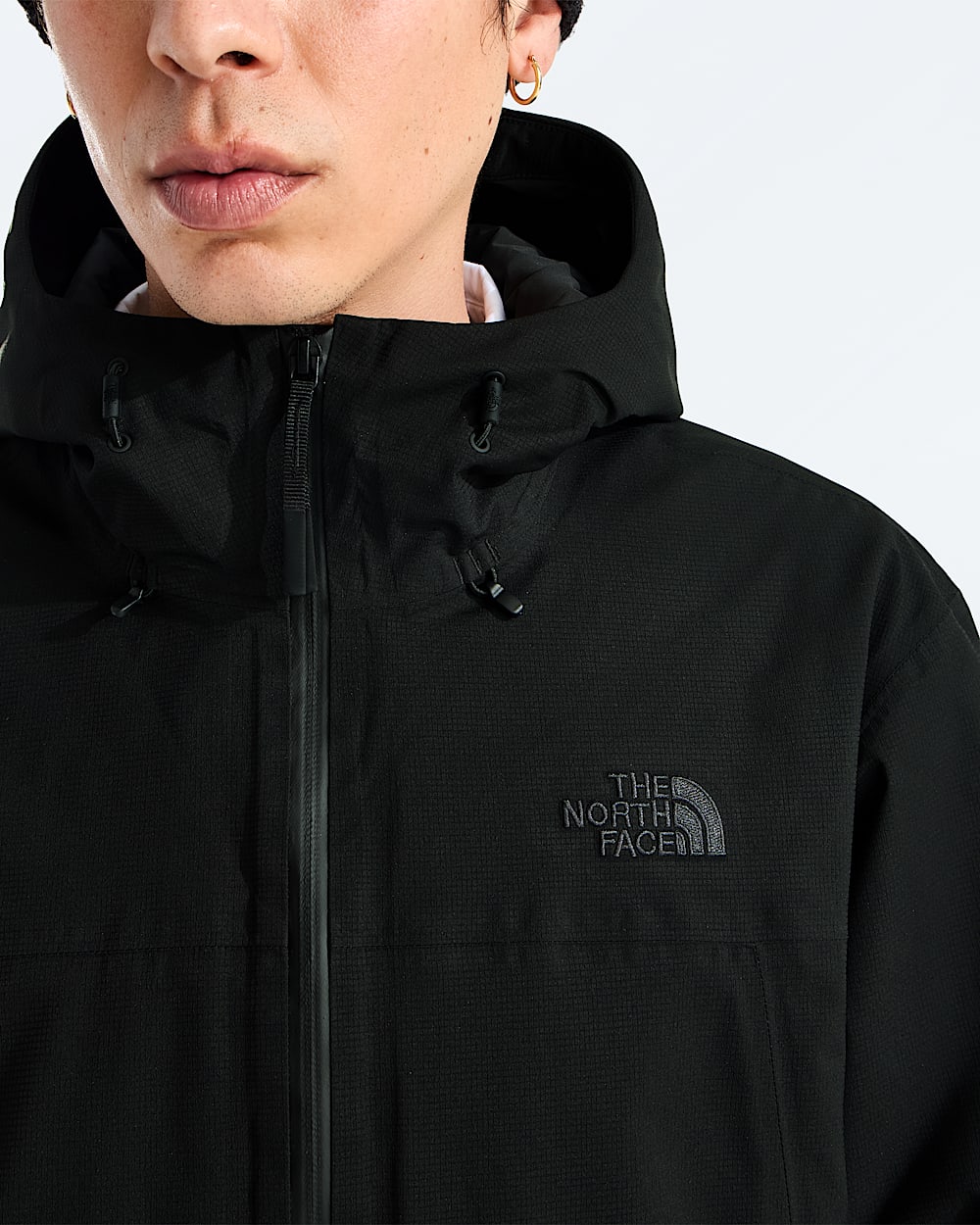 Mens TNF Range Lightweight Hooded Parka TNF MODELCLOSE1