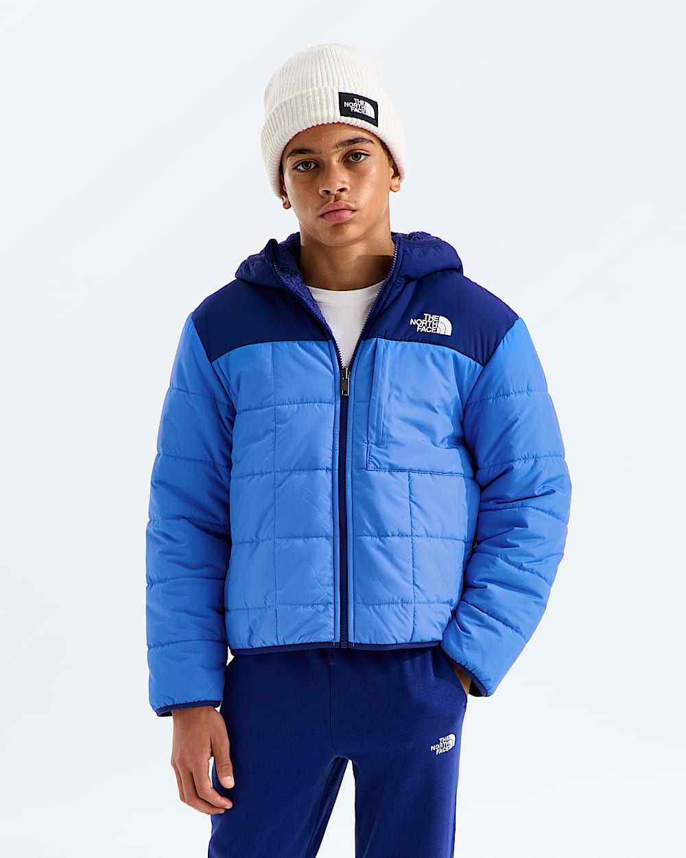 ノースフェイス Boys' Reversible Shasta Full-Zip Hooded Jacket | The North Face