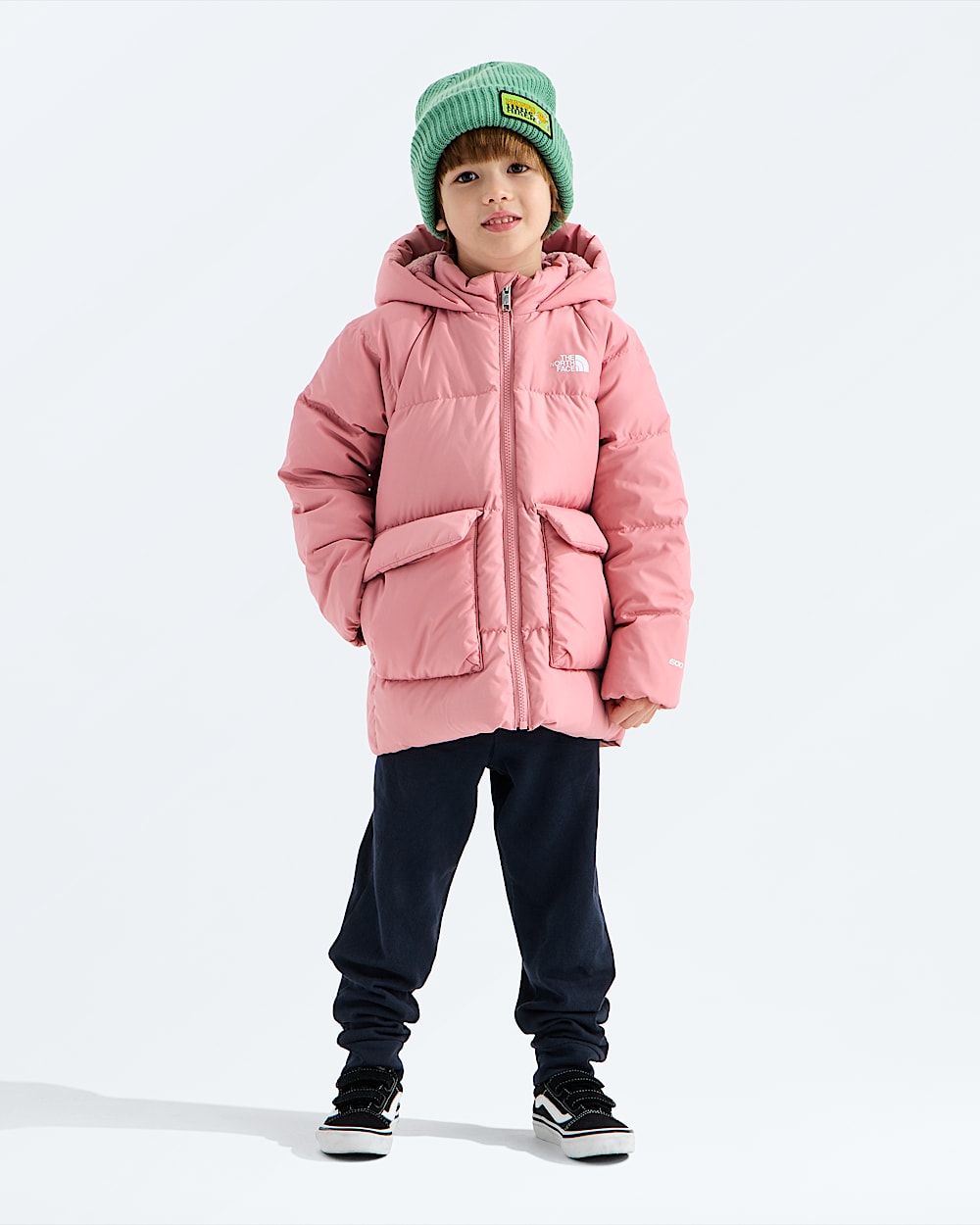 Parka double en molleton North Down pour enfants TNF HERO3