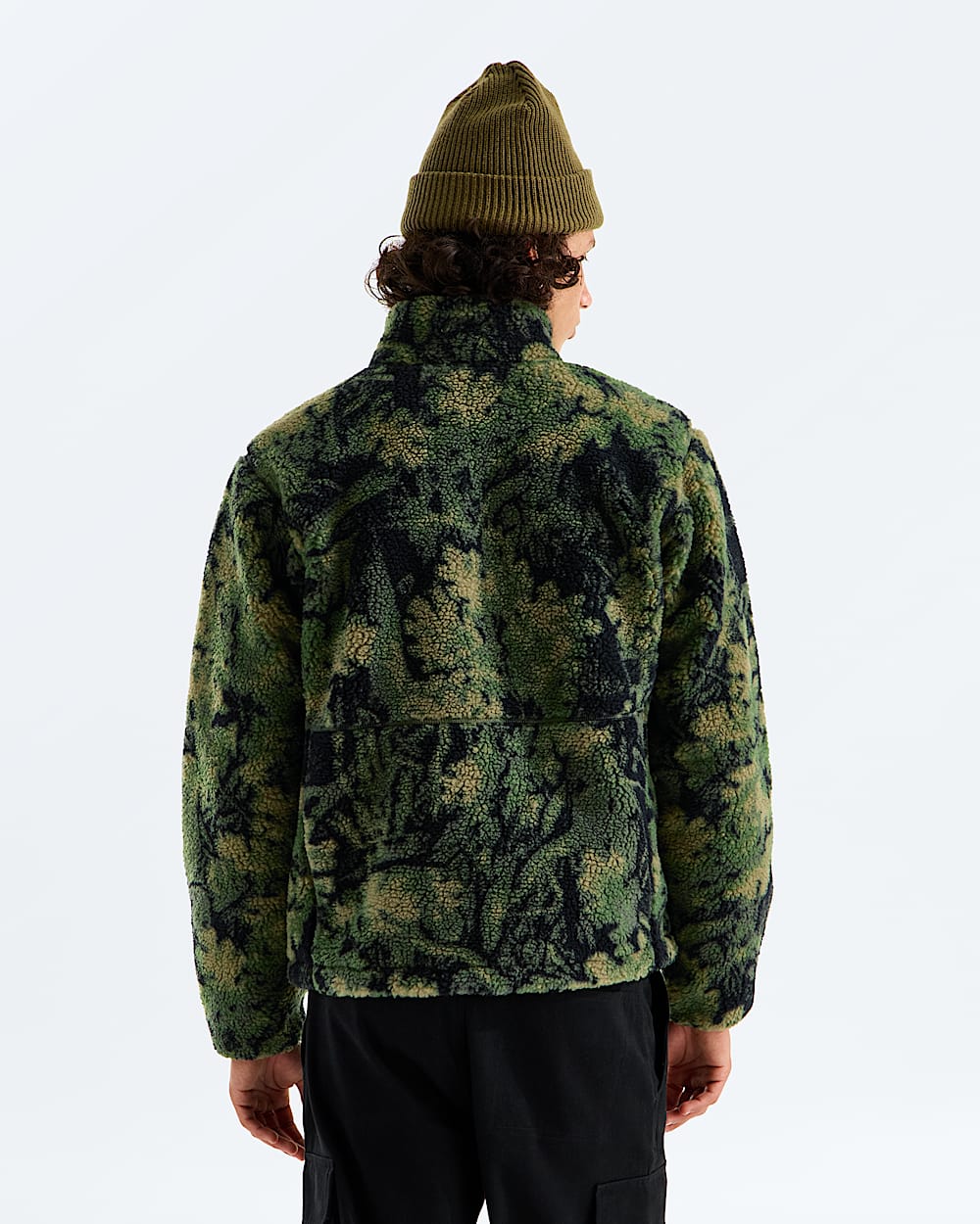 Mens Extreme Pile 2 FullZip JacketPrint TNF BACK