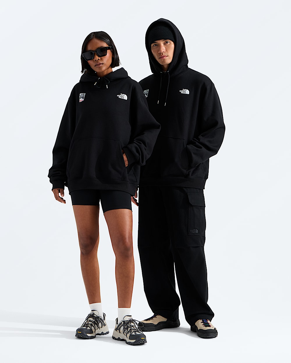 Unisex US Ski and Snowboard Relaxed Hoodie TNF Main