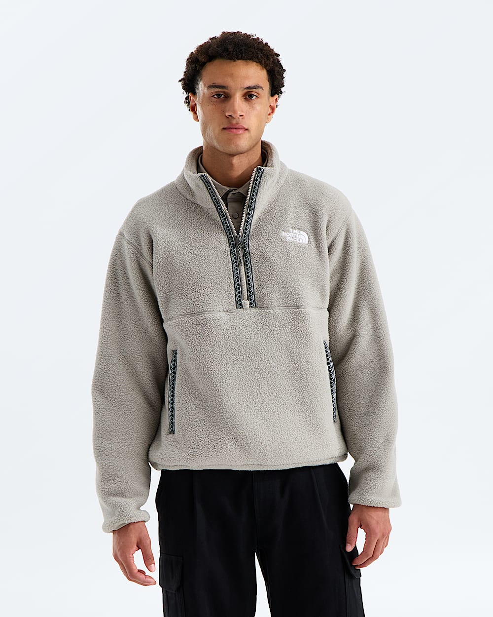 Mens TNF Fleeski Zip Pullover TNF Main