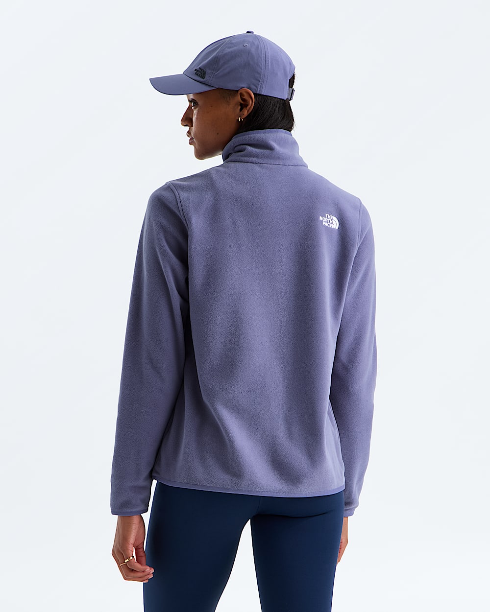 Womens Glacier Fleece Zip Jacket TNF BACK