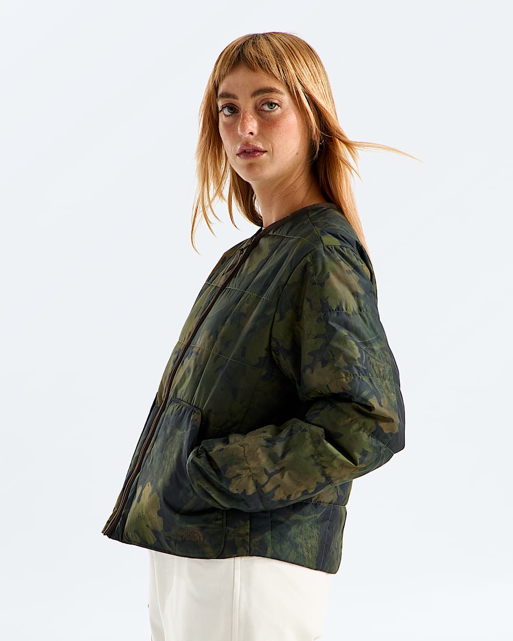 Womens Lhotse Lightweight Insulated JacketPrint TNF MODEL34