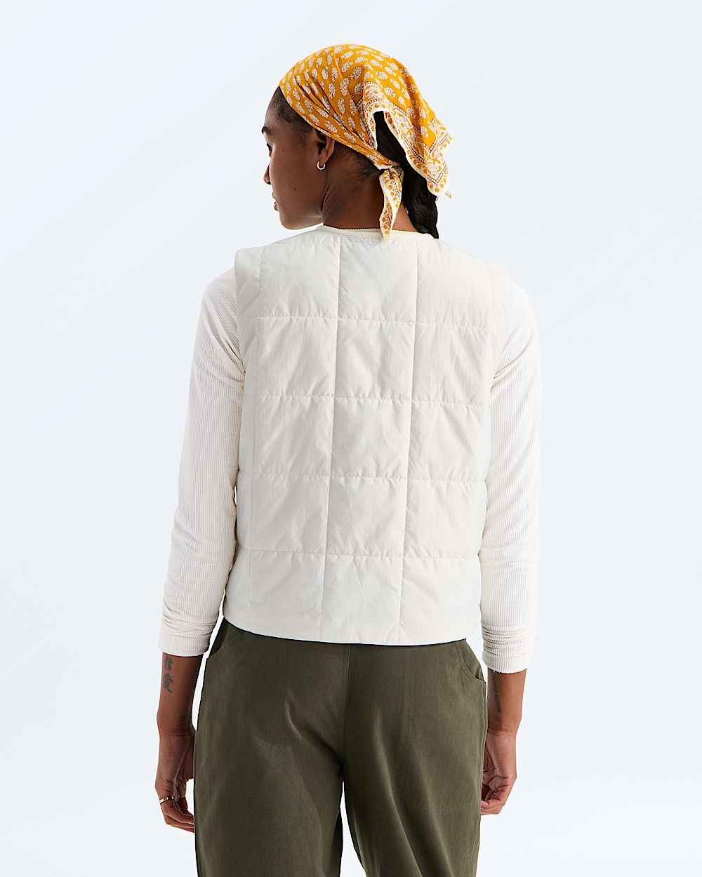 Womens Lhotse LT Insulated Vest TNF BACK