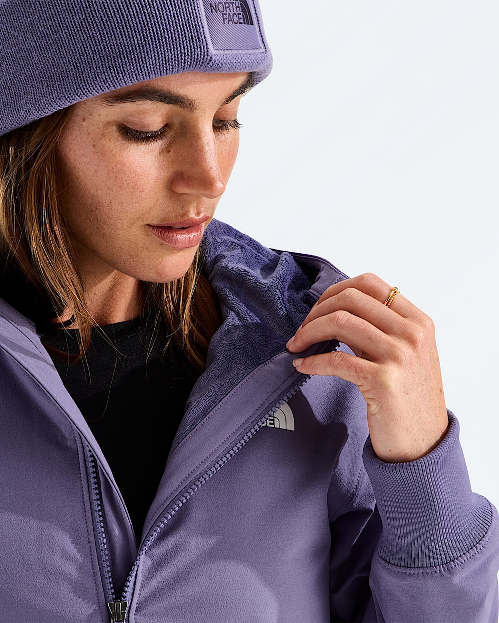 Womens Shelbe Raschel Hoodie TNF MODELINT