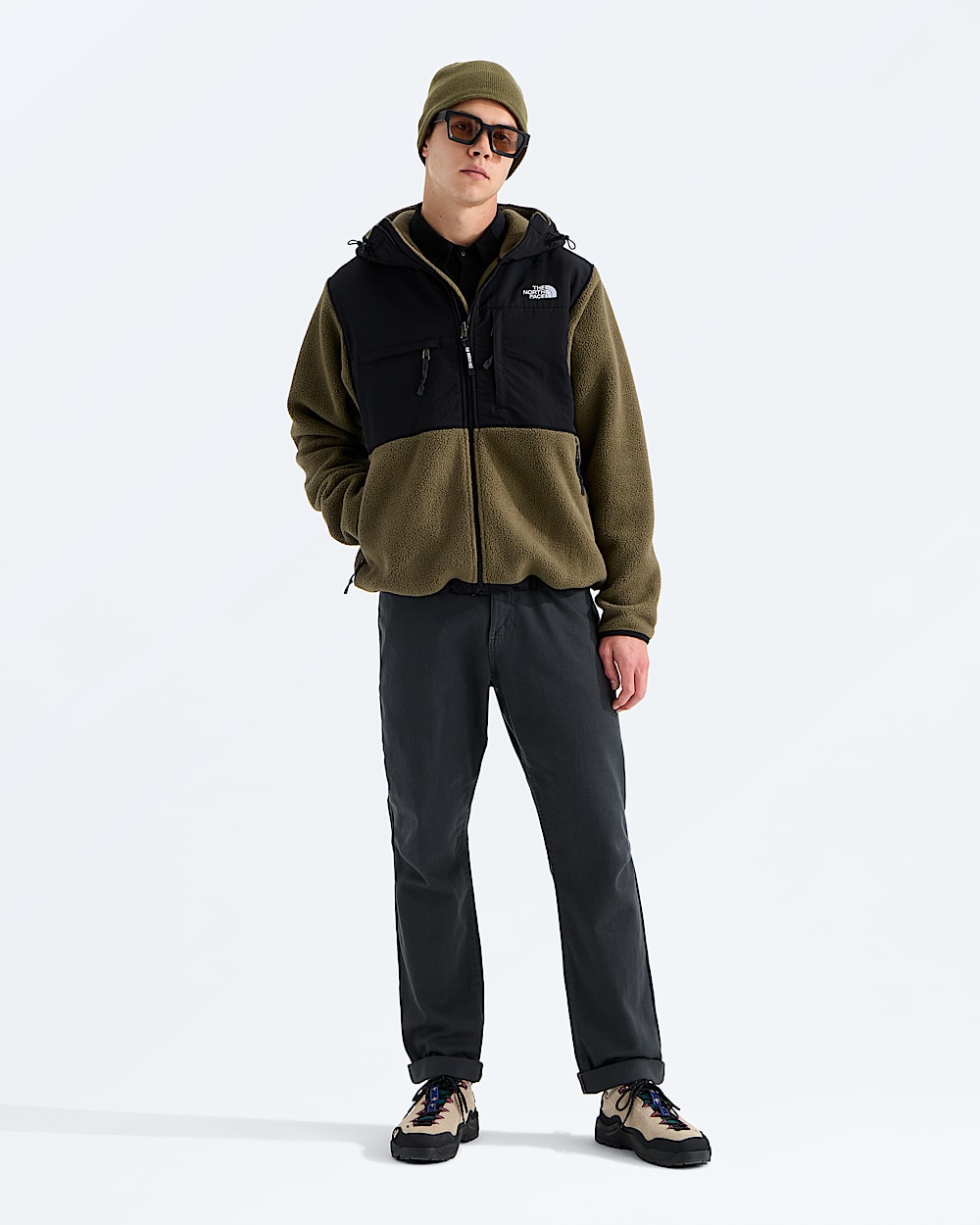 Chandail  capuche Retro Denali pour hommes TNF HERO2