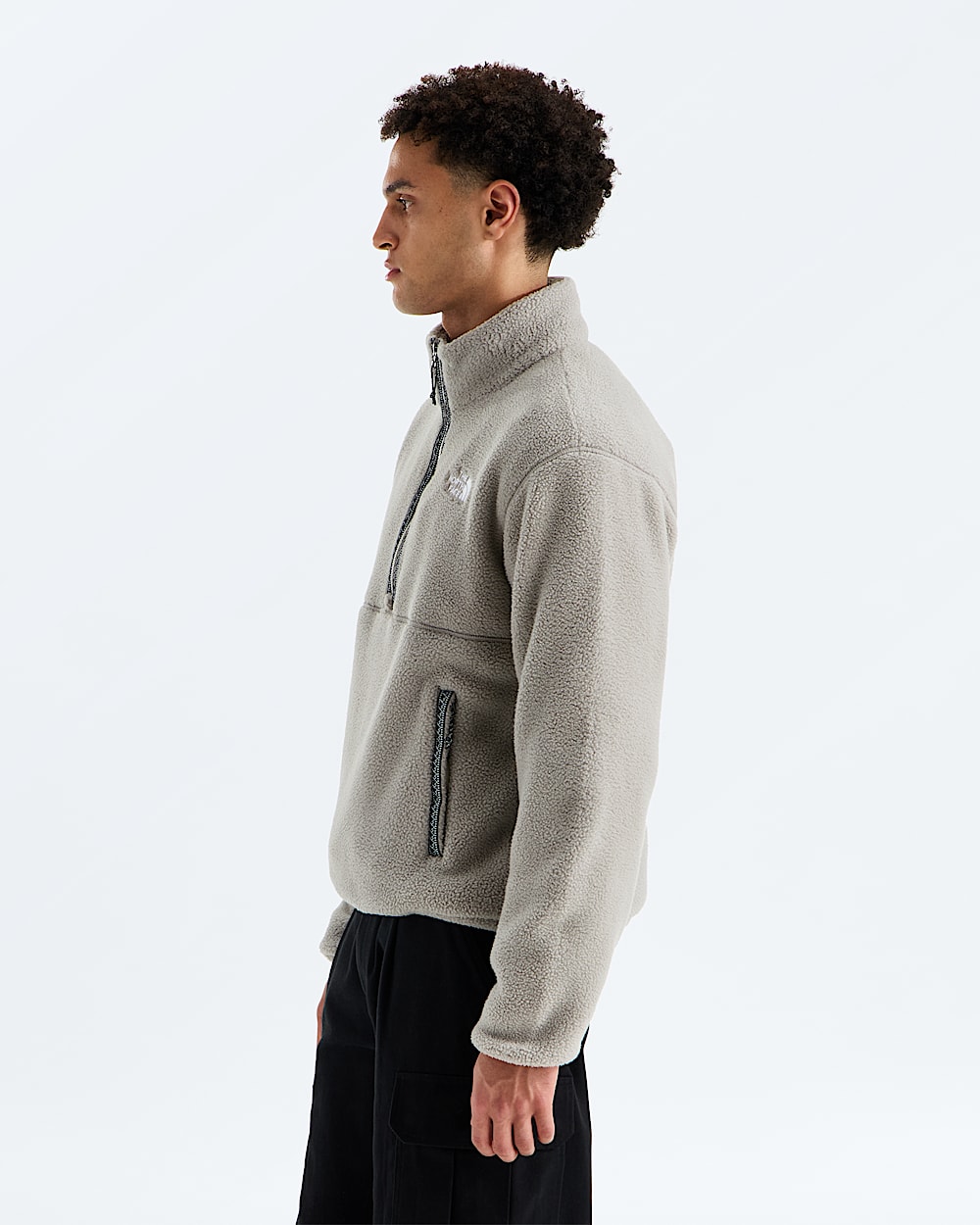 Mens TNF Fleeski Zip Pullover TNF MODEL34