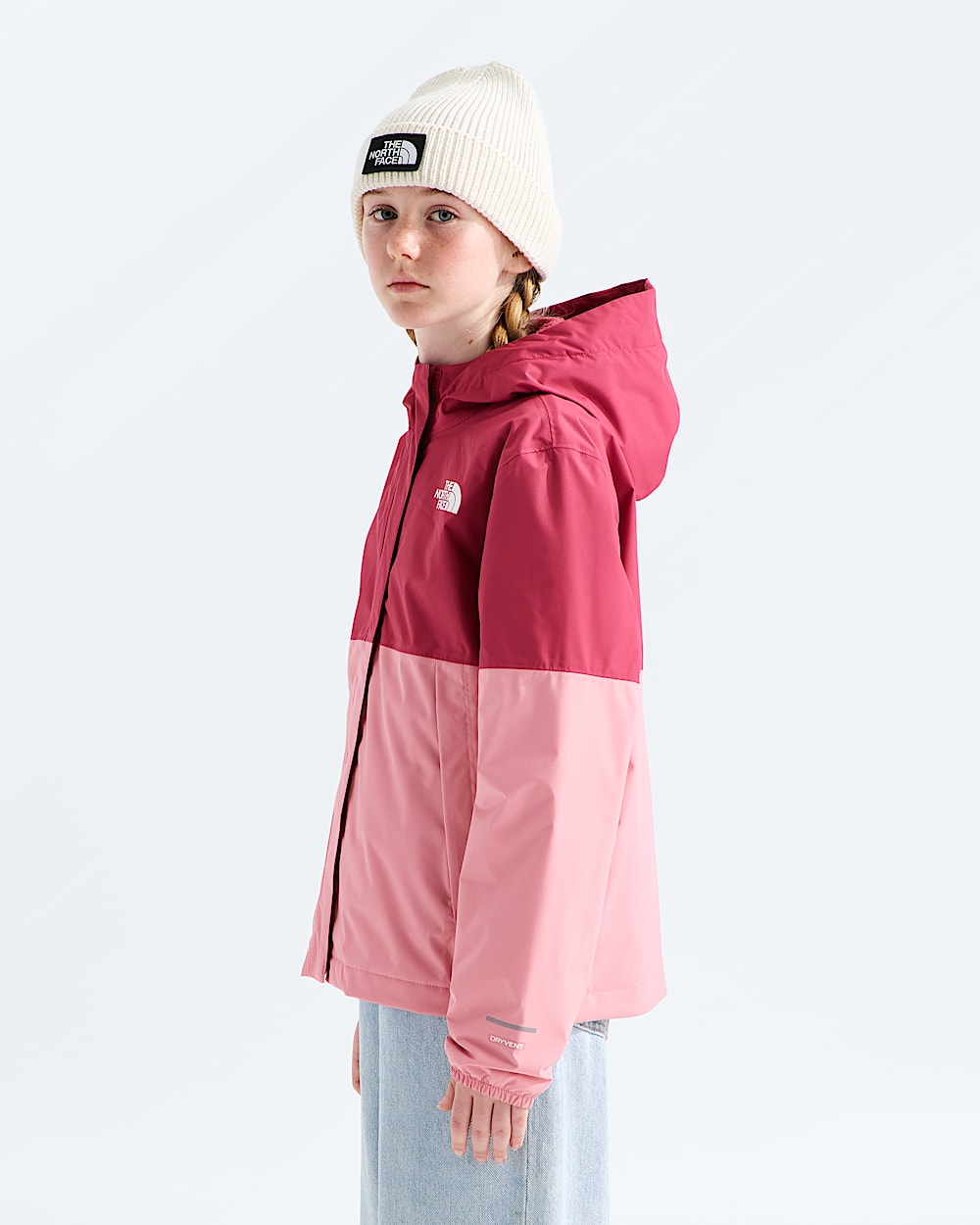Girls Warm Antora Rain Jacket TNF MODEL34