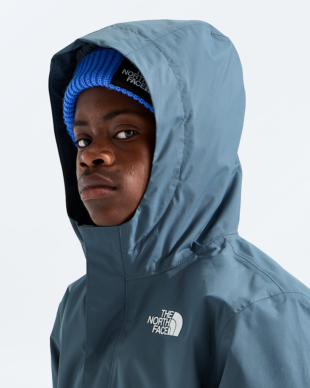 Boys Warm Antora Rain Jacket TNF MODELHOOD2
