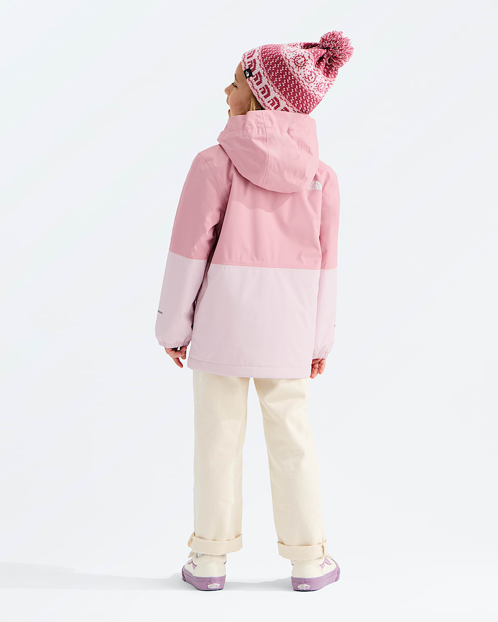 Manteau impermable Warm Antora pour enfants TNF BACK