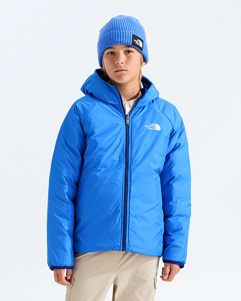 Boys Reversible Perrito Hooded Jacket TNF HEROREV