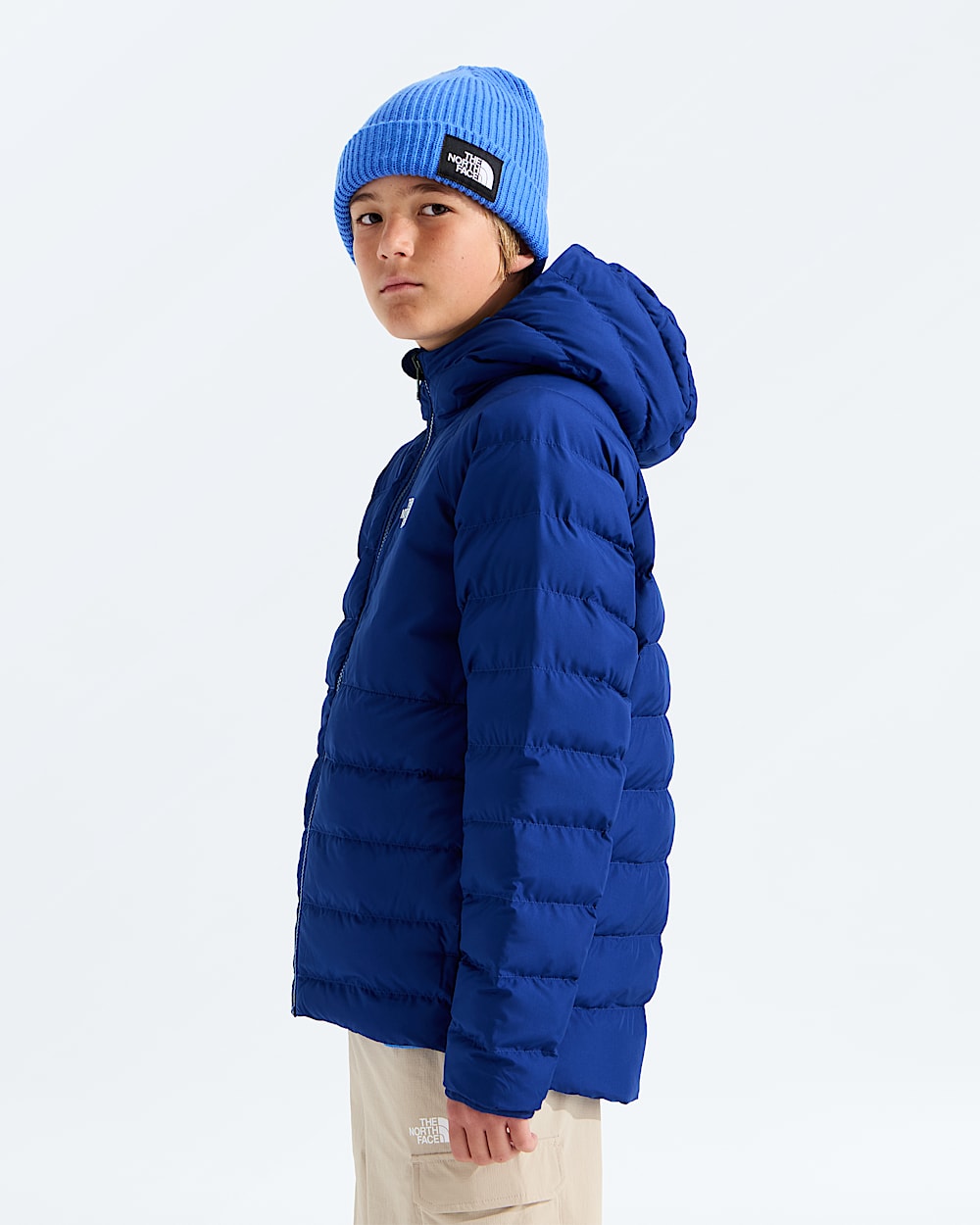 Boys Reversible Perrito Hooded Jacket TNF MODEL34