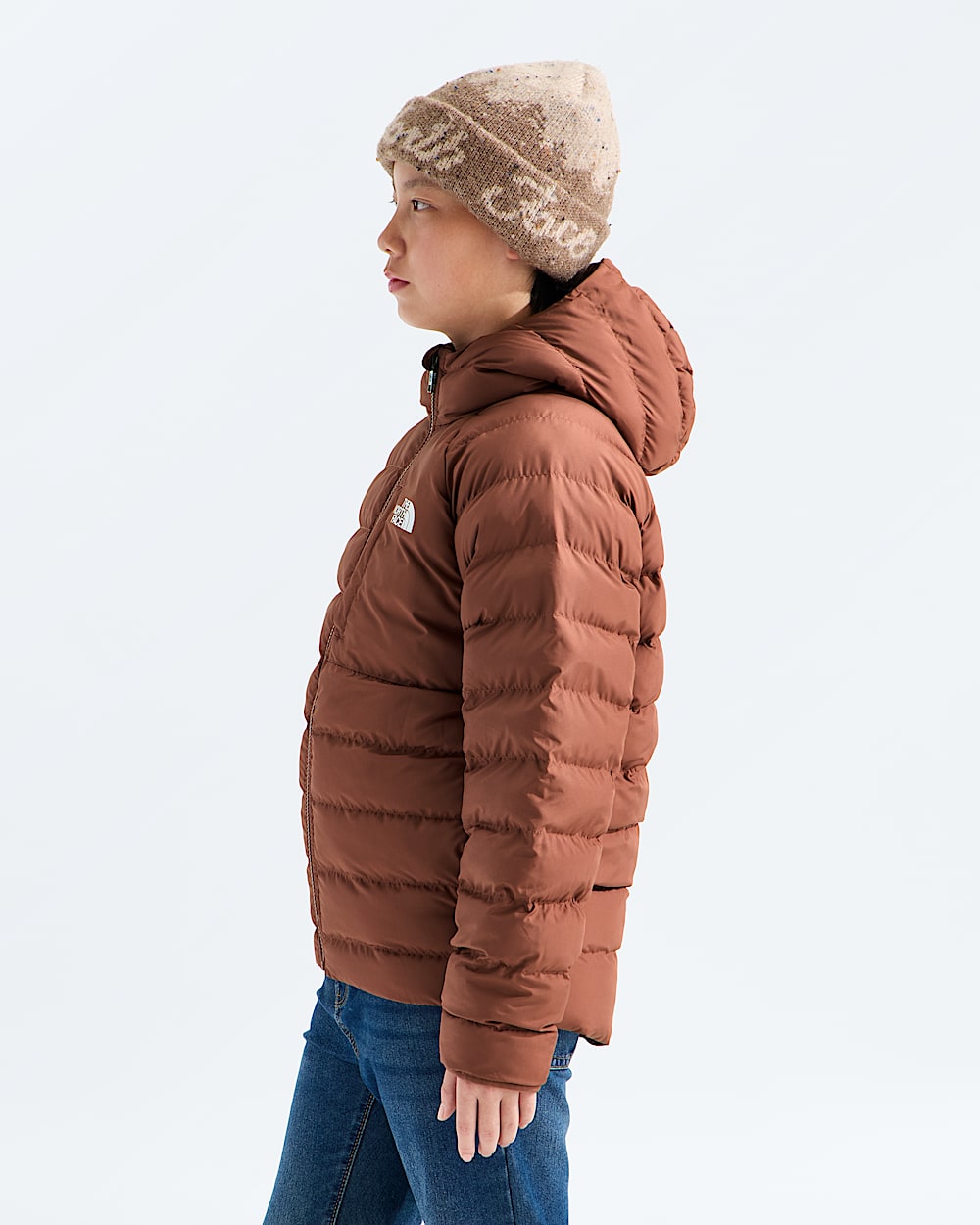 Boys Reversible Perrito Hooded Jacket TNF MODEL34