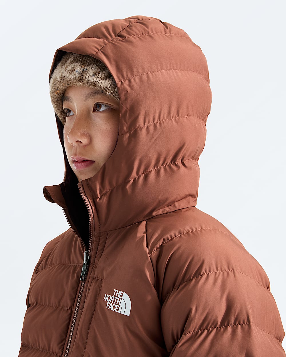 Boys Reversible Perrito Hooded Jacket TNF MODELHOOD2