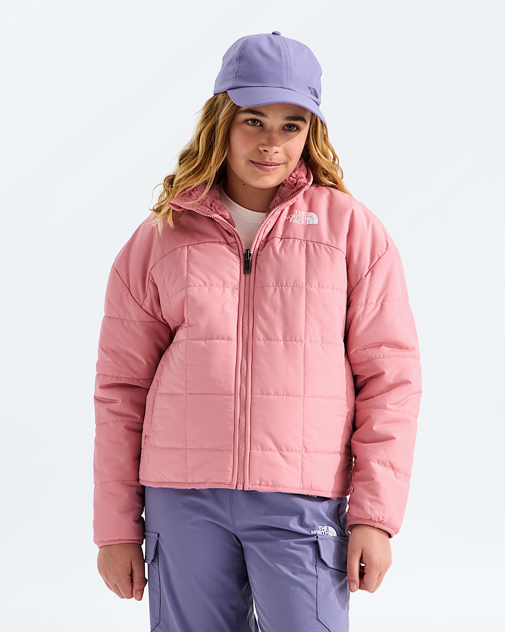 Girls Reversible Shasta FullZip Jacket TNF HERO
