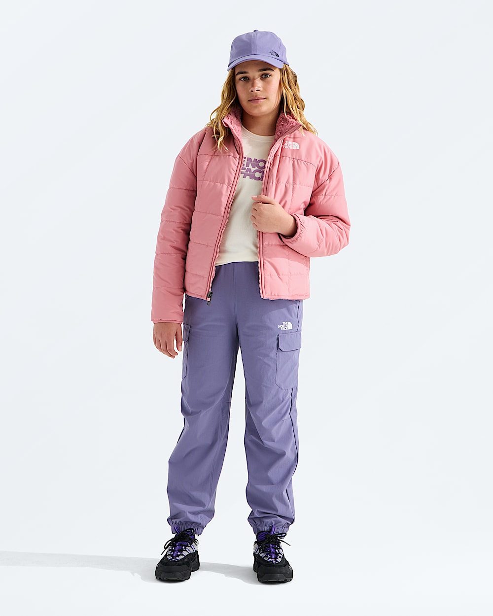 Girls Reversible Shasta FullZip Jacket TNF HERO2