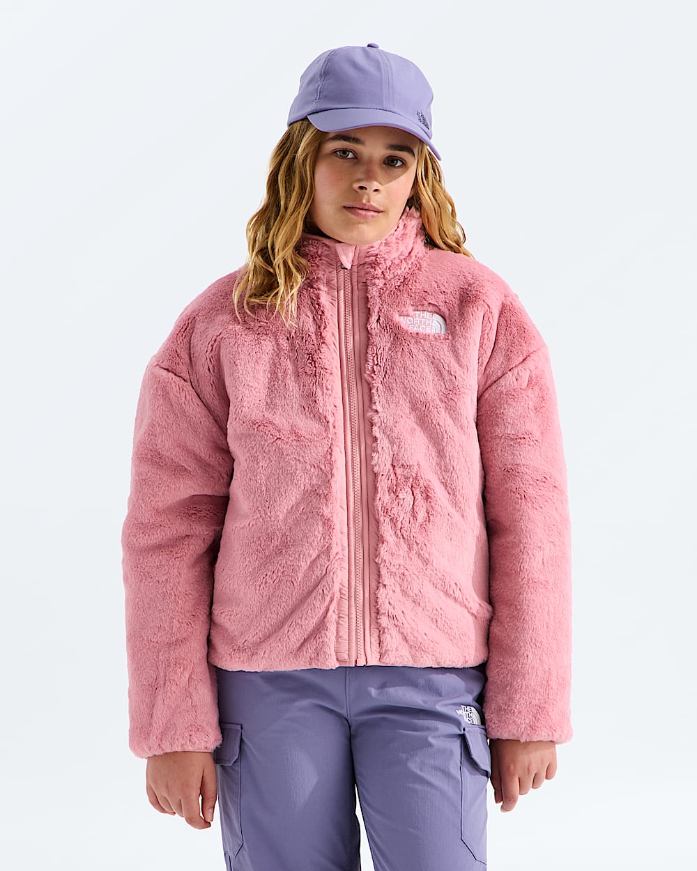 Girls Reversible Shasta FullZip Jacket TNF HEROREV