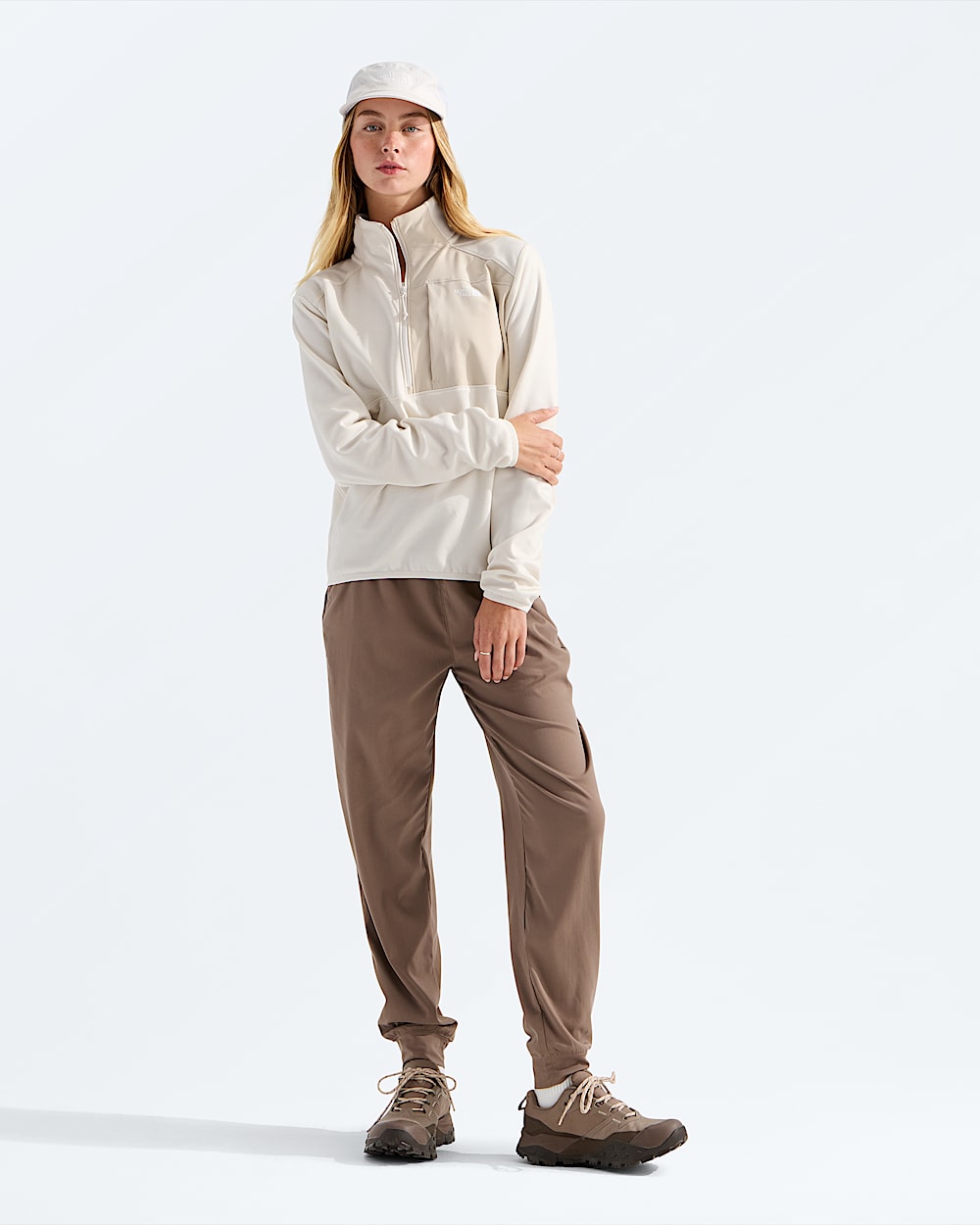 Womens TNF Performance Fleece Zip TNF HERO2